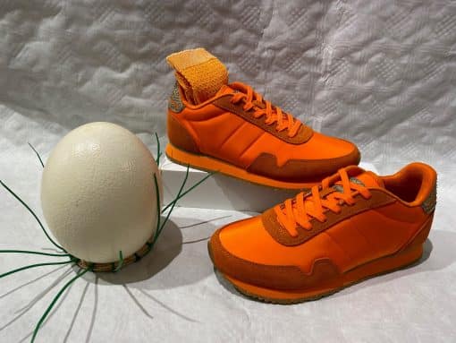 Nora III WODEN Sneaker Tiger orange nachhaltig