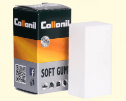 Der Soft Gum von Collonil ist ideal für eine schnelle Trockenreinigung von feinem Glattleder, Textil, Glanztextil und Mikrofaser. Entfernt erste Verschmutzungen und hinterlässt keine Rückstände. Jetzt bestellen!